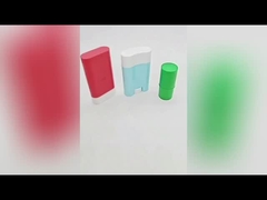 উন্নত মানের ১৫ গ্রাম প্লাস্টিকের ডিওডোরেন্ট স্টিক কন্টেইনার, নিচে পূরণ করার সুবিধা সহ, কাস্টমাইজেশন উপলব্ধ