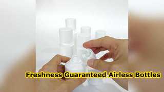 30ml 50ml 80ml 100ml এয়ারলেস বোতল