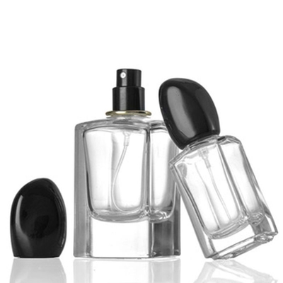 Hotsale 50ML & 100ML গ্লাস স্প্রেয়ার বোতল জন্য সুগন্ধি খালি বর্গক্ষেত্র সুগন্ধি পাত্রে