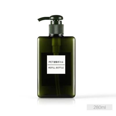 কসমেটিক পণ্যের জন্য পাম্প হেড সহ পাইকারি স্কয়ার পিইটিজি লোশন বোতল - 10000pcs MOQ