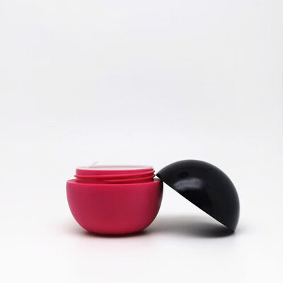 ত্বকের যত্নের প্যাকেজিংয়ের জন্য কাস্টম আর্টওয়ার্ক প্রিন্টিং সহ 5g 25g 50g 80g আকারে গোলাকার আকারের প্লাস্টিক ক্রিমের জার