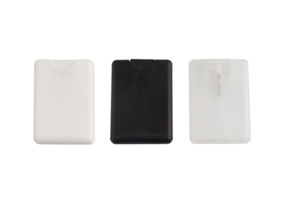 বিভিন্ন রঙের ক্রেডিট কার্ড হ্যান্ড বোতল 20 মিলি প্লাস্টিক পারফিউম মিস্ট স্প্রে