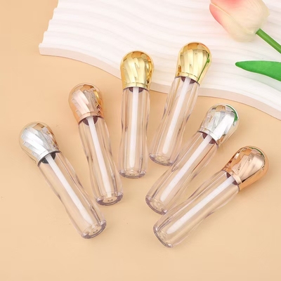 ব্রাশ প্লাস্টিকের সঙ্গে ধাতু বড় মাথা 4.5ml ঠোঁট গ্লেজ টিউব উচ্চ শেষ