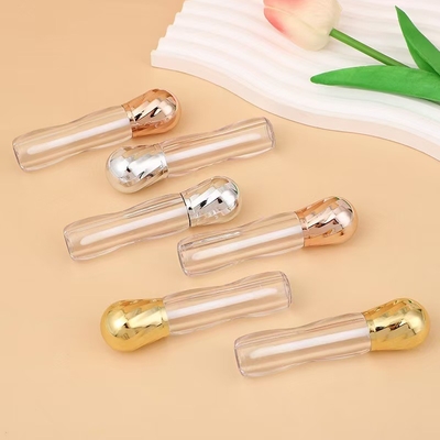 ব্রাশ প্লাস্টিকের সঙ্গে ধাতু বড় মাথা 4.5ml ঠোঁট গ্লেজ টিউব উচ্চ শেষ