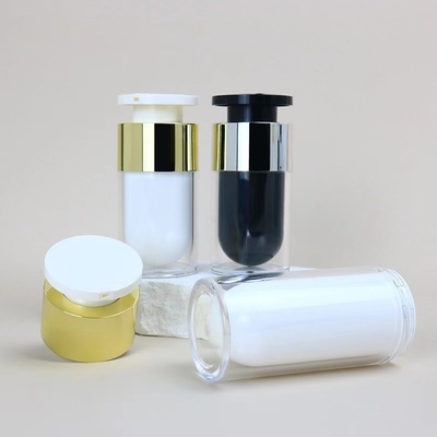 খালি এক্রাইলিক বোতল 15ML 30ML 50ML খালি প্রসাধনী পাত্রে কাস্টমাইজড রং & লোগো