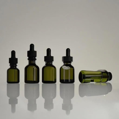 কাস্টমাইজড খালি 10ML 30ML 50ML 100ML 500ML প্রয়োজনীয় গ্লাস বোতল