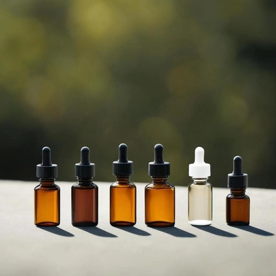 কাস্টমাইজড খালি 10ML 30ML 50ML 100ML 500ML প্রয়োজনীয় গ্লাস বোতল