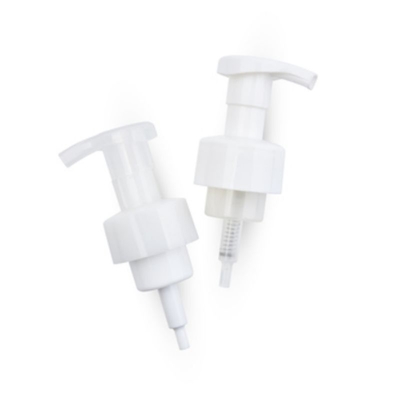 কাস্টমাইজড 40MM & 42MM/43MM প্লাস্টিক ফোম পাম্প জন্য কসমেটিক পাম্প ডিসপেনসার সঙ্গে ক্লিপ