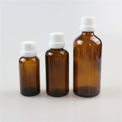 10ml থেকে 100ml এসেন্সিয়াল তেলের জন্য অ্যাম্বার গ্লাসের বোতল