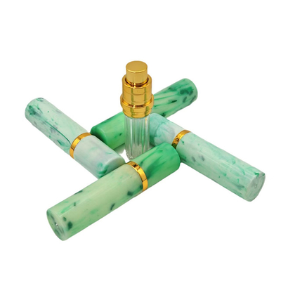 অ্যালুমিনিয়াম স্প্রেয়ার সহ কাস্টমাইজড 5ML পোর্টেবল মার্বেলিং প্লাস্টিকের পারফিউম স্প্রে পেন