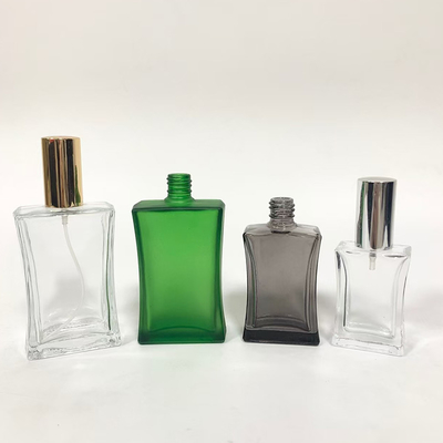 পাইকারি 20ML 30ML & 50ML স্কয়ার গ্লাস পারফিউম বোতল খালি প্যাকেজিং