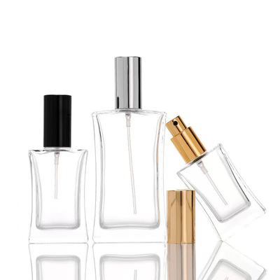 পাইকারি 20ML 30ML & 50ML স্কয়ার গ্লাস পারফিউম বোতল খালি প্যাকেজিং