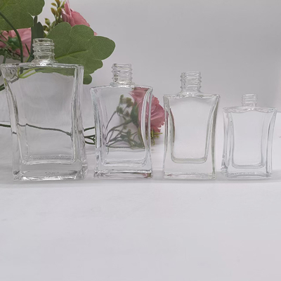 কাস্টমাইজড 20ml 30ml & 50ml গ্লাস বোতল অ্যালুমিনিয়াম স্প্রেয়ার এবং ওভার ক্যাপ সহ