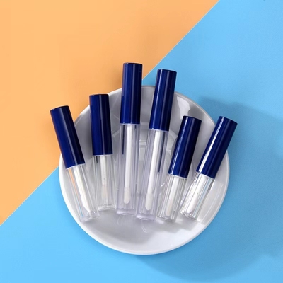 1ML 1.5ML 2.5ML গোলাকার খালি ঠোঁট গ্লস টিউব প্লাস্টিকের উপাদান