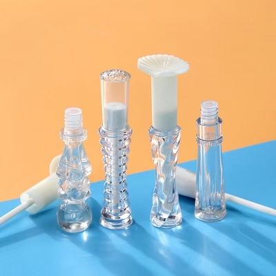 2.4ml খালি পাতলা ঠোঁট গ্লস টিউব অনিয়মিততা কসমেটিক পাত্রে জন্য প্লাস্টিক