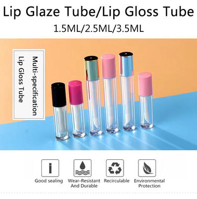 কাস্টমাইজড 1.5ml 2.5ml 3.5ml লিপ স্টিক টিউব প্লাস্টিক উপাদান সঙ্গে