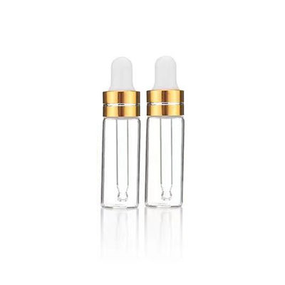 অ্যাম্বার গ্লাস এসেন্সিয়াল অয়েল ড্রপার বোতল ১০ মিলি স্ক্রু ক্যাপ সহ