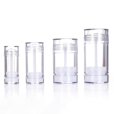 কাস্টম রঙের প্লাস্টিক ডিওডোর্যান্ট স্টিক 15g-100g পুনর্ব্যবহারযোগ্য