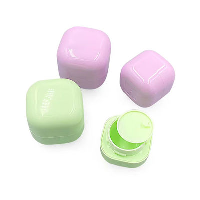 কাস্টম প্লাস্টিক পিপি স্কয়ার ক্রিম জার 20g থেকে 100g