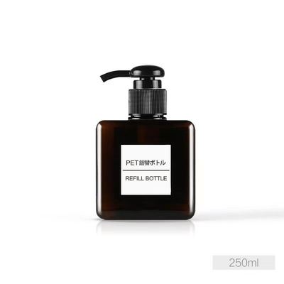 কসমেটিক পণ্যের জন্য পাম্প হেড সহ পাইকারি স্কয়ার পিইটিজি লোশন বোতল - 10000pcs MOQ