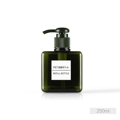 কসমেটিক পণ্যের জন্য পাম্প হেড সহ পাইকারি স্কয়ার পিইটিজি লোশন বোতল - 10000pcs MOQ