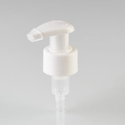Travel-Sized Plastic Lotion Pump with Screw On Closure and Ribbed Collar for Shampoos and Lotions