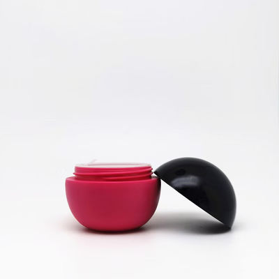 5g/25g/50g/80g ডাবল লেয়ার গোলাকার বল আকৃতির প্লাস্টিকের ক্রিম জার স্কিনকেয়ার এবং সৌন্দর্য পণ্য