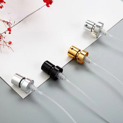 15MM 20MM ইলেক্ট্রোপ্লেটেড অ্যালুমিনিয়াম ফাইন মিস্ট স্প্রেয়ার পাম্প যা ব্যক্তিগত যত্নের জন্য সঠিক ডোজ নিয়ন্ত্রণ করে