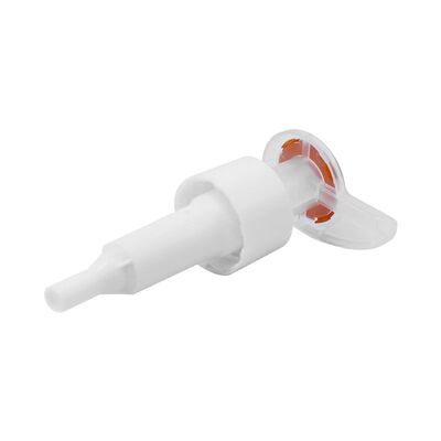 প্লাস্টিকের লোশন পাম্প মাল্টিপল আকারের 24 মিমি 28 মিমি নন স্পিল সিল ডিজাইন এবং তরল সাবান বোতলগুলির জন্য কাস্টমাইজড টিউব দৈর্ঘ্য সহ