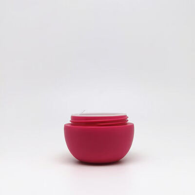 ত্বকের যত্নের প্যাকেজিংয়ের জন্য কাস্টম আর্টওয়ার্ক প্রিন্টিং সহ 5g 25g 50g 80g আকারে গোলাকার আকারের প্লাস্টিক ক্রিমের জার