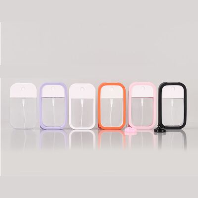 পোর্টেবল কসমেটিক ব্যবহারের জন্য 30 মিলি 50 মিলি পুনরায় পূরণযোগ্য কার্ড আকৃতির পারফিউম স্প্রে বোতল