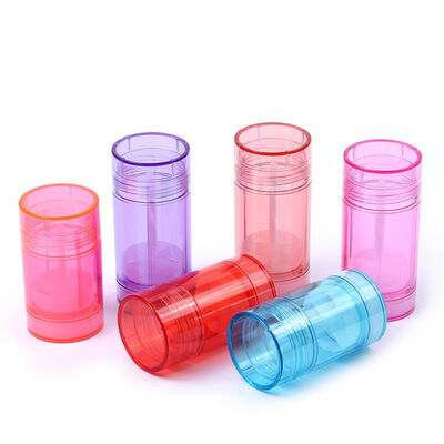 কাস্টম রঙের টুইস্ট-আপ পিপি প্লাস্টিক ডিওডোর্যান্ট কন্টেইনার OEM/ODM প্রাইভেট লেবেল 15g 30g 50g 75g রোল-অন পারফিউম বোতল শরীরের যত্নের জন্য