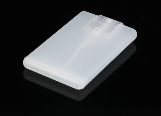 স্বচ্ছ পারফিউম পাম্প স্প্রেয়ার 20ml প্লাস্টিক ক্রেডিট কার্ড স্প্রে বোতল